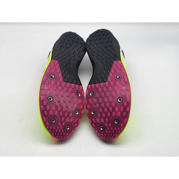 Nike Rival XC 6 Cross Country Spikes Volt Hyper Pink Shoes DX7999 700 Men Sz 9.5 - Picture 7 of 10